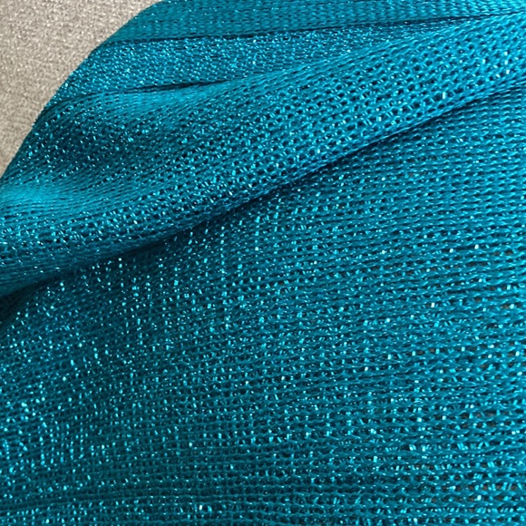 Scarf, Sawl, Cover Up,  🦚 color. Teal - Picture 2 of 4
